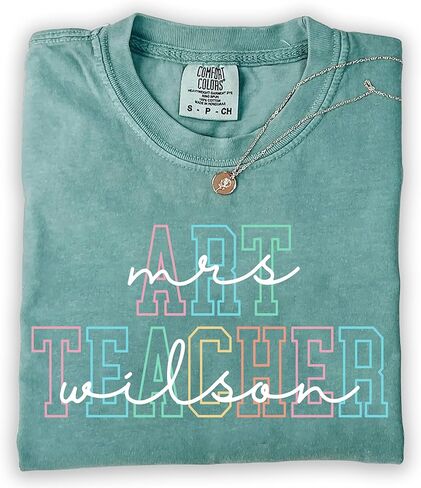 Personalized Teacher Shirts for Women, First Day of School Shirts, Custom Teacher Gifts 2025 in Kuwait