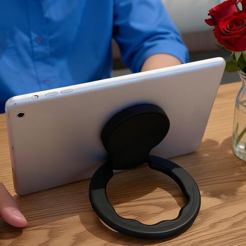Tablet Stand with Hand Strap 360 Degree Rotating Sticky Tablet Stand Adjustable Length Detachable Universal Tablets Hand Strap Holder for Samsung Galaxy Tab and All 7-11" Tablets in Kuwait