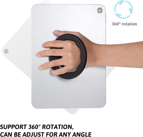 Tablet Stand with Hand Strap 360 Degree Rotating Sticky Tablet Stand Adjustable Length Detachable Universal Tablets Hand Strap Holder for Samsung Galaxy Tab and All 7-11" Tablets in Kuwait