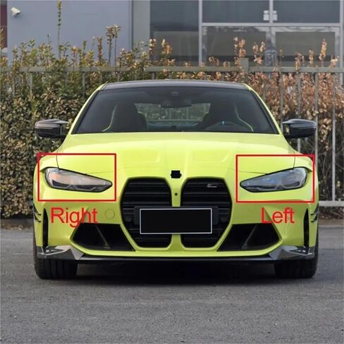 Compatible for BMW 4 SERIES M4 G22 2020 2021 2022 Car Headlight Shell Headlight Cover Headlamp Lens Headlight Glass(Right) in Saudi Arabia