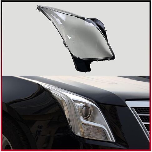 متوافق مع كاديلاك XTS 2013 2014 2015 2016 2017 غطاء المصباح الأمامي للسيارة شفاف عاكس الضوء عدسة قذيفة (زوج) in Kuwait