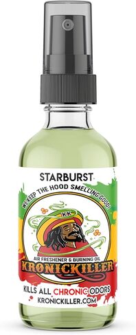 معطر هواء وزيت محترق بنجمة ستاربرست، رذاذ سائل، 1 أونصة سائلة، رائحة تدوم 24 ساعة، زجاجة رذاذ يدوية، إزالة الروائح الكريهة من الغرفة in Kuwait