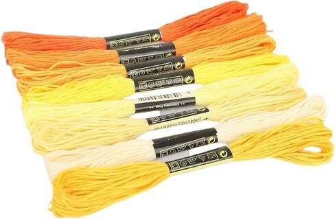 8Pcs 7.5m Purple Cotton Stitch Embroidery Thread Floss DIY Friendship Bracelets Floss Craft Sewing Skeins Fashion Embroidery Floss for Arts, Crafts and Sewing in Saudi Arabia