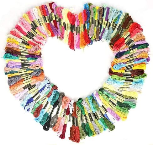 8Pcs 7.5m Purple Cotton Stitch Embroidery Thread Floss DIY Friendship Bracelets Floss Craft Sewing Skeins Fashion Embroidery Floss for Arts, Crafts and Sewing in Saudi Arabia