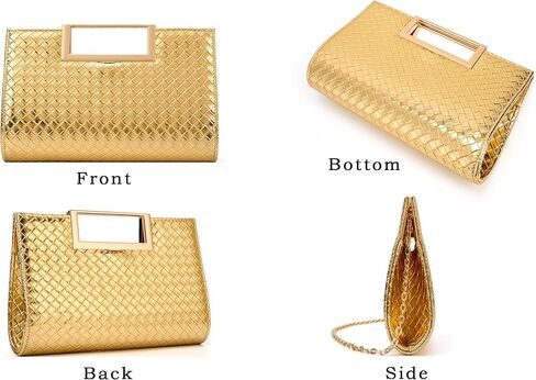 المرأة مخلب المحفظة الأزياء بو الجلود حقيبة يد / حقيبة الكتف المرأة eveing ​​حقيبة هدية عيد الميلاد. in Kuwait
