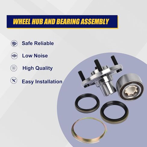 KUSATEC 518507 2pcs Front Wheel Bearing and Hub Assembly Compatible with 1998-2002 Chevy Prizm,1993-1997 Geo Prizm,1994-2002 Toyota Corolla, 4 Lug Bolts without ABS in Saudi Arabia