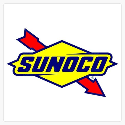 Sunoco Bumper Sticker Vinyl Decal 5" in Saudi Arabia