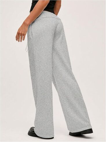 Verdusa Women's Straight Leg Sweatpants Athletic Casual Long Pants with Pockets in Saudi Arabia