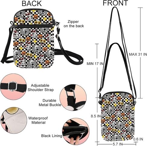 G2TUP Horror Movie Crossbody Bag Horror Killer Gifts Art Was Here Gifts Horror Movie Shoulder Bag in Saudi Arabia