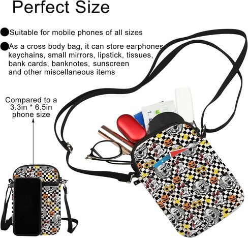 G2TUP Horror Movie Crossbody Bag Horror Killer Gifts Art Was Here Gifts Horror Movie Shoulder Bag in Saudi Arabia
