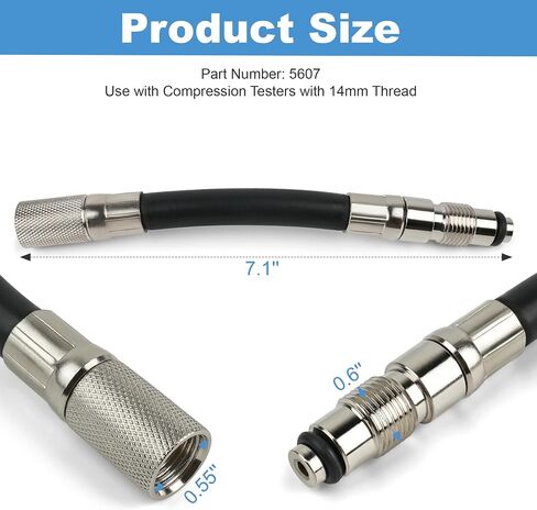 14mm Compression Tester Adapter for Ford Triton with 4.6 and 5.4 L, 3 Valve Triton V-8 Engines 2004 and Newer in Saudi Arabia