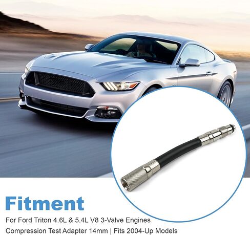 14mm Compression Tester Adapter for Ford Triton with 4.6 and 5.4 L, 3 Valve Triton V-8 Engines 2004 and Newer in Saudi Arabia