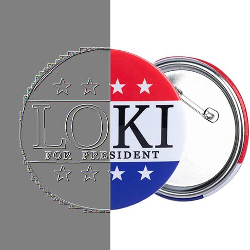 Lokii Badge Props Pin Accessories for Halloween Role Cosplay Costume Cosplay Party Role-play Cosplay Props Decoration Party Christm in Kuwait