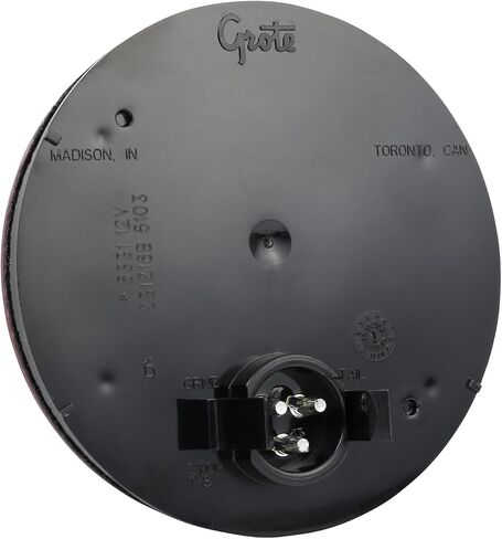 Grote 53312 Super Nova نمط كامل LED إيقاف الذيل بدوره الضوء 4"، جبل جروميت، دبوس ذكر in Saudi Arabia