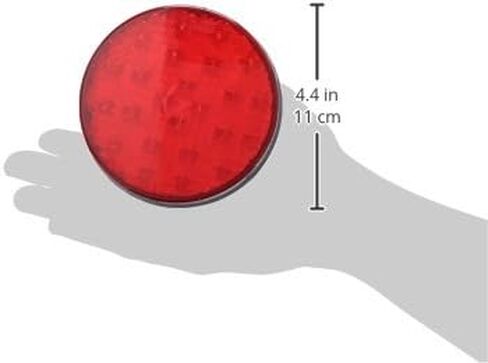 Grote 53312 Super Nova نمط كامل LED إيقاف الذيل بدوره الضوء 4"، جبل جروميت، دبوس ذكر in Saudi Arabia