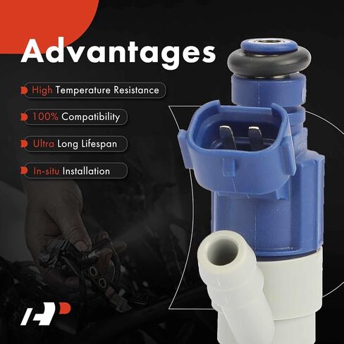 A-Premium Set of 4 Fuel Injectors Compatible with Volkswagen Jetta 2001-2003, Golf 2000-2002, Beetle 2002-2003, 2.0L in Saudi Arabia