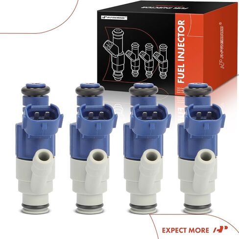A-Premium Set of 4 Fuel Injectors Compatible with Volkswagen Jetta 2001-2003, Golf 2000-2002, Beetle 2002-2003, 2.0L in Saudi Arabia