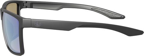 Leupold DeSoto Performance Eyewear with Matte Black Frames and Blue Mirror Lenses in Saudi Arabia
