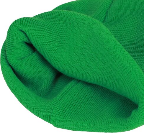 Bioworld Super Mario Luigi Logo Embroidery Standard Cuff Acrylic Knit Beanie Cuff Beanie in Saudi Arabia