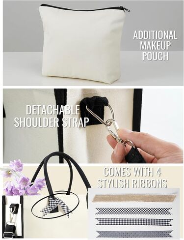 InnoBeta Nonna Gifts for Grandma, Canvas Tote Bag on Christmas or Birthday, Tote with Top Zipper Closure and Shoulder Strap - Blessed Nonna in Saudi Arabia