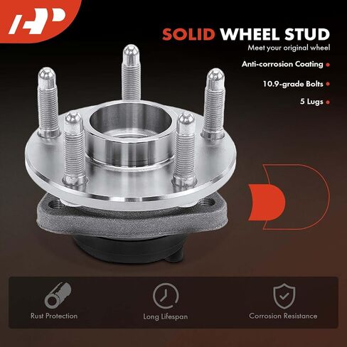 A-Premium Front Wheel Bearing and Hub Assembly with ABS & 5-Lug Compatible with Chevrolet Caprice 2011-2013, Pontiac G8 2008-2009 in Saudi Arabia