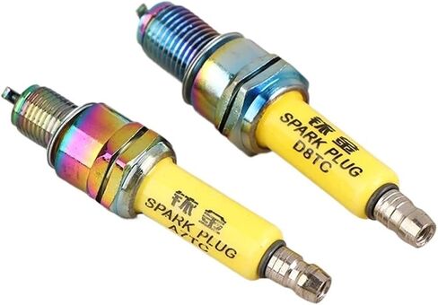 قطعة واحدة من قابس إشعال إيريديوم D8TC/A7TC متوافق مع سلسلة CG 125cc 150cc 200cc 250cc محرك عمودي للطرق الوعرة دراجة نارية سكوتر (D8TC) in Kuwait