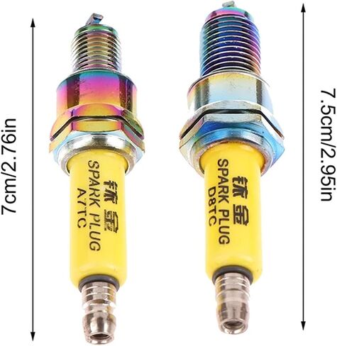 قطعة واحدة من قابس إشعال إيريديوم D8TC/A7TC متوافق مع سلسلة CG 125cc 150cc 200cc 250cc محرك عمودي للطرق الوعرة دراجة نارية سكوتر (D8TC) in Kuwait