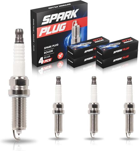 ENA Platinum Spark Plug for 5118 PLZKAR6A11 Compatible with Nissan Frontier 2005-2017 2.5L Sentra 2007-2010 2.0L 2013-2017 1.8L Micra 2015-2017 1.6L Versa 2012-2017 Versa Mote 2014-2017 1.6L Set of 4 in Saudi Arabia