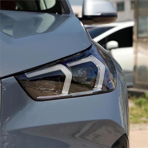 متوافق مع BMW X1 2023 غطاء المصباح الأمامي للسيارة غطاء المصباح الأمامي عاكس الضوء غطاء المصباح غطاء المصباح الأمامي أغطية غطاء عدسة زجاجية (1 قطعة الجانب الأيسر) in Kuwait