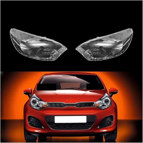 Car Headlight Shell Compatible For Kia Rio Hatchback 2012-2015 Lamp Shade Transparent Cover Headlight Headlamp Lens Cover Head Light Case(Right) in Saudi Arabia