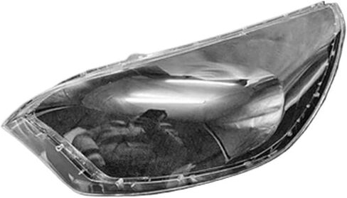 Car Headlight Shell Compatible For Kia Rio Hatchback 2012-2015 Lamp Shade Transparent Cover Headlight Headlamp Lens Cover Head Light Case(Right) in Saudi Arabia
