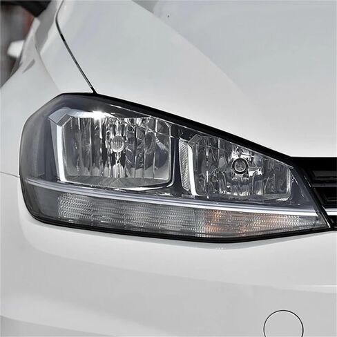 Compatible for VW Golf 7 MK7 GTI 2014-2017 Car Front Headlight Cover Lens Glass Headlamps Transparent Lampshad Lamp Shell Masks(A Piar) in Saudi Arabia