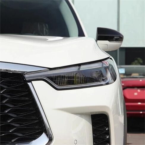 متوافق مع إنفينيتي QX60 2022 2023 2024 غطاء أمامي شفاف للسيارة غطاء زجاجي عدسة غطاء المصباح غطاء عاكس الضوء التلقائي (1 قطعة الجانب الأيسر) in Kuwait