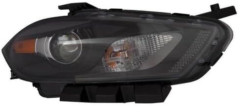 Headlight Housing Compatible for 2016 Dodge Dart Right Side Halogen Black in Saudi Arabia