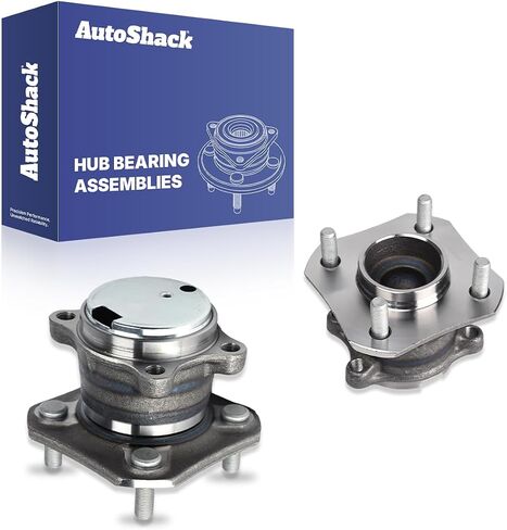 AutoShack Rear Wheel Hub Bearing Assemblies with ABS| Replacement for 2007-2012 Nissan Sentra | 2-PC in Saudi Arabia