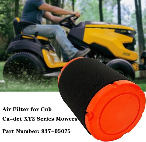 937-05075 فلتر الهواء Q78 لـ CUB CA-DET Enduro XT2 LX42 LX46 SLX50 EFI FAB Troy-Bilt 9Q78HU 9Q78HUA 9Q78HUB 679cc محرك جرارات الحديقة استبدال 737-05075 (2 حزمة) in Kuwait