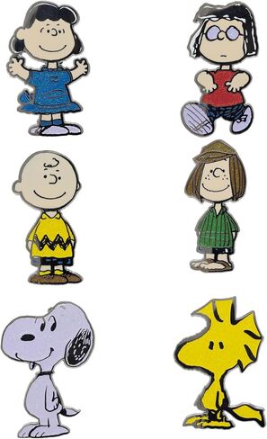 Buckle-Down Peanuts Mystery Enamel Pin Blind Box Series, Charlie Brown, Lucy, Marcie, Peppermint Patty, Snoopy or Woodstock in Saudi Arabia