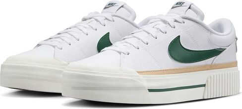 Nike Court Legacy Lift Women's Shoes (DM7590-107, White/Sail/Sesame/Fir) in Saudi Arabia