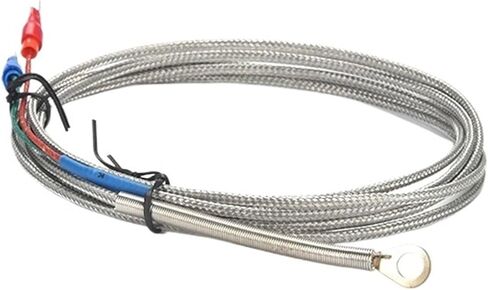 5mm Hole 1m 2m 3m 5m Washer Gasket Type Probe K J Temperature Thermo Sensor Cable for Industrial Temperature Controller(K Type 4m) in Saudi Arabia