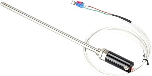 WRNT-03 M12 1Meter K J Type with 1m Wire Cable 50mm 100mm 150mm 200 Probe Thermocouple Temperature Sensor for Temp Controller(K M12 1M 100mm) in Saudi Arabia