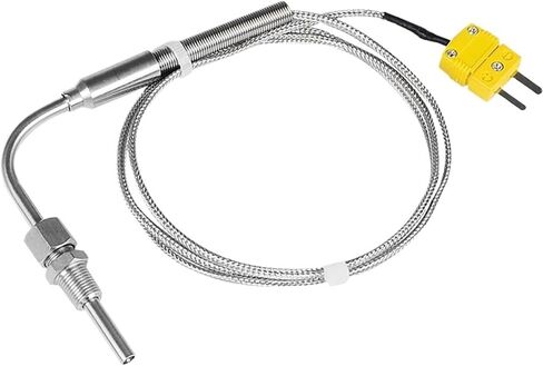 1300°C K Type EGT Motor Exhaust Gas Temperature Sensor Stainless Steel Probe Thermocouple Tube Thread 1/8’' NPT Elbow Male Plugs(Cable Length 7m) in Saudi Arabia