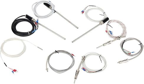 WRNT-02 M6 Screw K J Type with 6m 8m 10m 15M Wire Cable Thermocouple Temperature Sensor for Industrial Temperature Controller(M6 K Type 8m) in Saudi Arabia