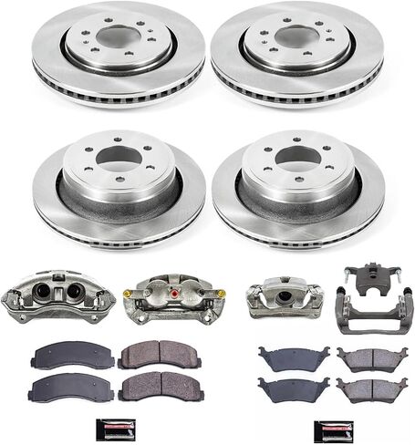 Power Stop KCOE6268 Autospecialty OE Replacement Brake Kit with Calipers For 2012-2017 Ford F-150 6 Lug [Application Specific] | 2012-2018 F-150 Raptor in Saudi Arabia