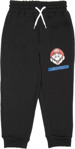 Nintendo Super Mario Bros Boys Matching Pullover Hooded Graphic Print T-Shirt and Jogger Pants 2-Piece Bundle Set for Kids in Saudi Arabia