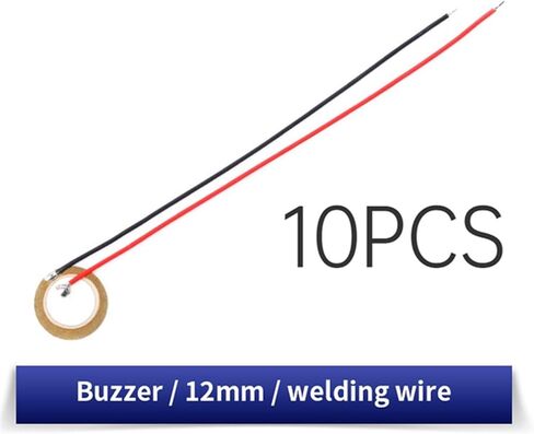 10PCS Piezoelectric Piezo Ceramic Wafer Plate piezo Element Diameter 12MM 15MM 20MM 27MM 35MM 50MM for Buzzer Loudspeaker(10PCS 20MM) in Saudi Arabia