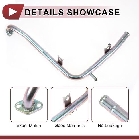 1 Pc Radiator Hose for Hyundai Accent 1.6L L4 2012-2019 Engine Coolant Water Heater Hose Pipe No.254572B000 Silver Tone Metal in Saudi Arabia