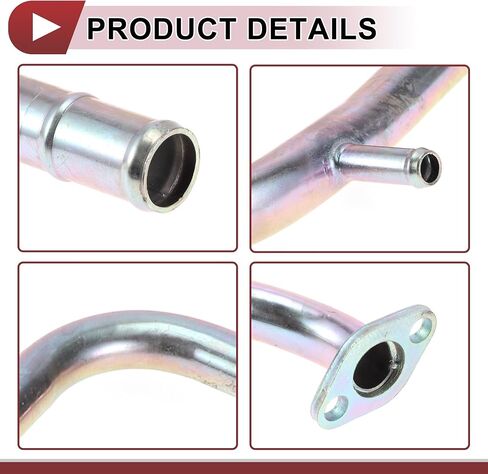 1 Pc Radiator Hose for Hyundai Accent 1.6L L4 2012-2019 Engine Coolant Water Heater Hose Pipe No.254572B000 Silver Tone Metal in Saudi Arabia