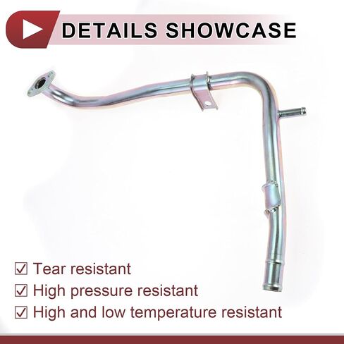 1 Pc Radiator Hose for Hyundai Accent 1.6L L4 2012-2019 Engine Coolant Water Heater Hose Pipe No.254572B000 Silver Tone Metal in Saudi Arabia