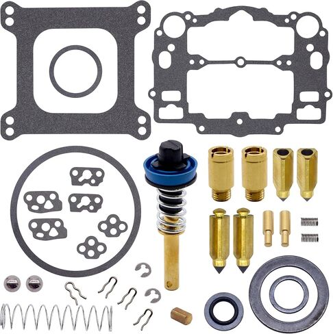 طقم إعادة بناء المكربن ​​متوافق مع Edelbrock 1477 1400 1404 1405 1406 1407 1409 1411، متوافق مع جميع السيارات 500 600 650 700 750 800 CFM، متوافق مع مكربنات Weber Marine in Kuwait