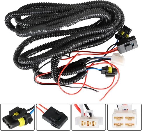 1 Pair Front Fog Lights Replacement for SRX 2010-2016 Left and Right Side with Bezel Switch Fog Light Lamps in Saudi Arabia